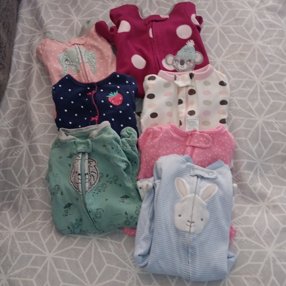 Carter's Other - Baby Girl Footies Bundle